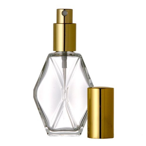Diamond Spray Bottle. Fine Mist Perfume Cologne Atomizer for Essential Oil Aromatherapy Perfume Cologne Refillable (2 oz. 288 Bottles, Silver)