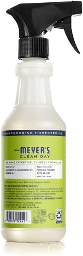 MRS. MEYER'S CLEAN DAY All-Purpose Cleaner Spray, Lemon Verbena, 16 Fl. Oz - Pack of 3