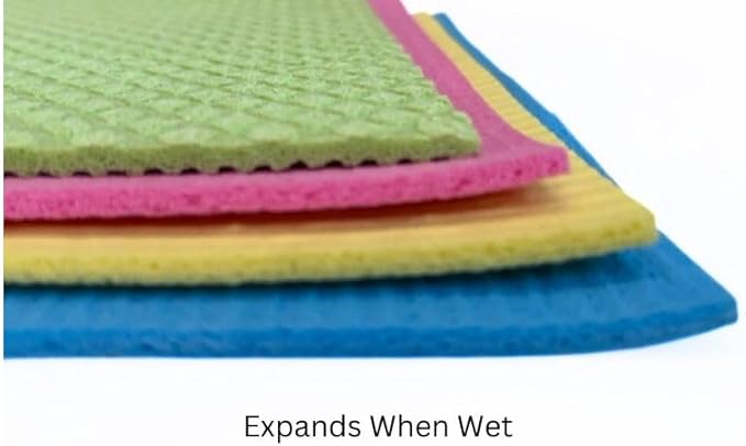 ECOS Non Toxic Dish Soap/Baby Dish Soap/Non Toxic Hand Soap/Biodegradeable Washable Cleaning Sponge/FREE Save the Planet Sticker