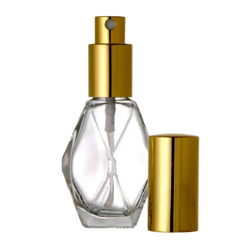 Diamond Spray Bottle. Fine Mist Perfume Cologne Atomizer for Essential Oil Aromatherapy Perfume Cologne Refillable (1 oz. 48 Bottles, Purple)