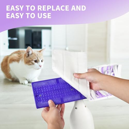 15 Count Disposable Power mop Refills for Swiffer PowerMop Multi-Surface Mop and PowerMop Wood Mop, Spray Clean Pads Replacement