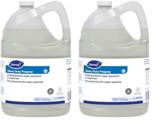 Diversey Carpet Cleanser Heavy-Duty Prespray, Fruity Scent, 1 Gal Bottle, 4/carton (Pack of 2)