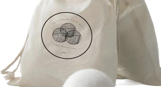 Reusable, Handmade, Natural Fabric Softner,100% Marino Wool Dryer Balls Set of 3