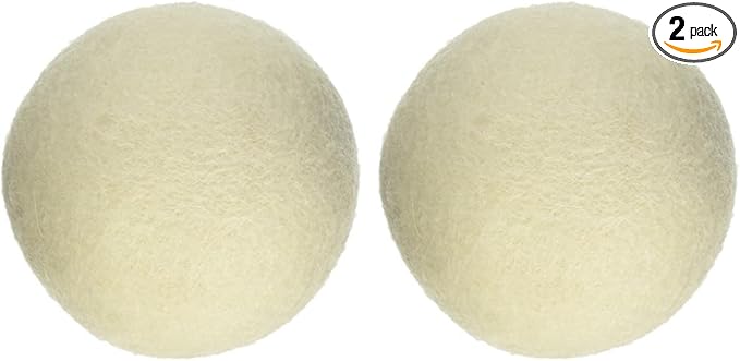 Woolzies Wool Dryer Ball Natural Fabric Softener, 6 Count (Pack of 2)