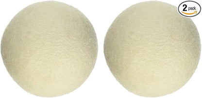 Woolzies Wool Dryer Ball Natural Fabric Softener, 6 Count (Pack of 2)