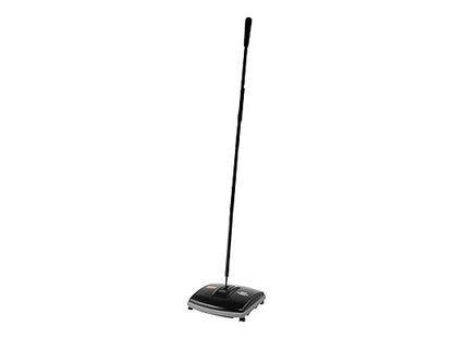Rubbermaid Commercial Products Executive Series 6.5" Single-Action Mechanical Sweeper Cordless Black Collects Dust Dirt and Debris from Hard Floors and Carpet