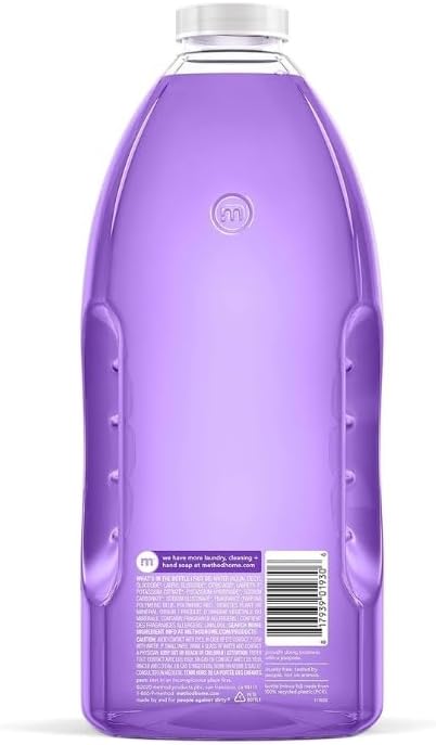 Method French Lavender Scent All Purpose Cleaner Spray 28 oz + 68 oz Refill Bundle with Microfiber Cloth - Multi Surface Cleaner Spray - Plant-Based Cleaning Power - Biodegradable Formula - (3 Items)