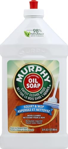 Murphy's Oil Soap Squirt and Mop Wood Floor Cleaner - 32 Fluid Ounce (Packaging May Vary)
