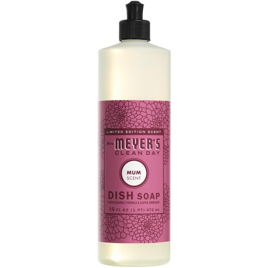 MRS. MEYER'S CLEAN DAY Variety, 1 Mrs. Meyer's Liquid Hand Soap, 12.5 OZ, 1 Mrs. Meyer's Liquid Dish Soap, 16 OZ, 1 CT (Mum)