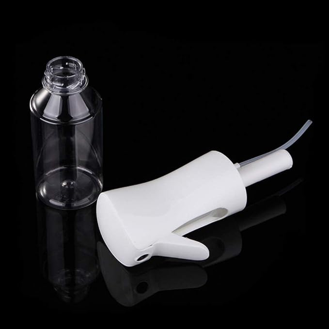 Continuous Spray Bottle for Hair - Empty Ultra Fine Water Mist Sprayer for Hairstyling, Salons, Cleaning, Plants, Misting & Skin Care(6.8OZ-2PACK, Clear)