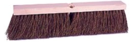 Weiler 44866 24" Vortec Pro Palmyra Garage Sweep Kit; Includes 12 Heads + 12 Handles, 60" Metal Tip