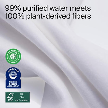 Coterie Baby Wipes for Sensitive Skin, Plant-Based & Plastic-Free Fibers, 99% Water, Hypoallergenic, pH Balanced, Unscented, Clean and Gentle Baby Essentials, 4 Standard Packs and 8 Travel Size Packs