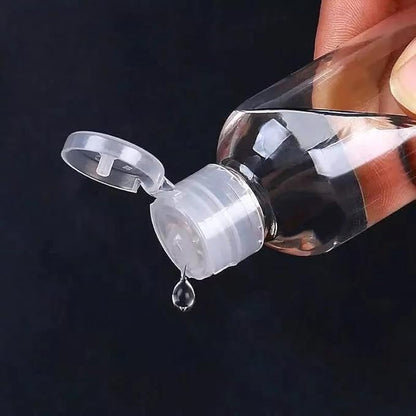 60 Pack 2oz / 60ml Clear Plastic Empty Bottles Bulk, Travel Bottles with Flip Cap, Portable Refillable Containers for Shampoo, Lotion, Liquid Body Soap, Cream, Toner