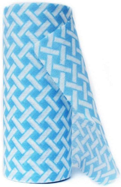 JEBBLAS Handiwipes Reusable Cloths Dish Towels and Dish Cloths Reusable Towels,Thick Handy Cleaning Wipes Quick-Dry 90 Count/Roll,Blue