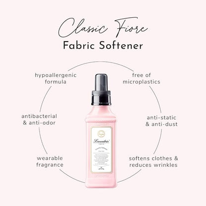 Laundry Softener Classic Fiore, 2pk - Fabric Softener Liquid - Plant-Based Liquid Softener - Laundry Scent Boosters - Laundry Fabric Softener - Fabric Scent Softener, Health & Household