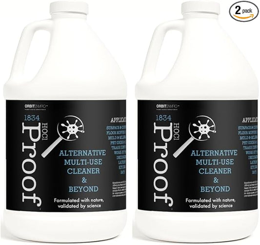 Hypochlorous Acid Cleaner | HOCl 500 PPM | Multi-Surface Cleaner for Home, Gym, Office, Pets & Commercial Use | 1 Gallon - 2pack
