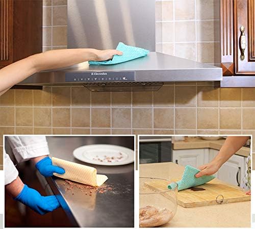 JEBBLAS Reusable Handi Wipes Disposable Cleaning Cloths Dish Towels and Dish Cloths Reusable Towels,Handy Cleaning Wipes, 50 Count/Pack, Green