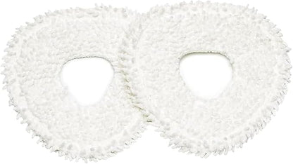 Washable Reusable Mopping Pads for Narwal Freo Z Ultra, Freo X Ultra,Freo, J3,J4,J4 lite,J5, Xiaoyao001, Strong Stain Removing Wipes Cloth Pads Premium Microfiber,White (2-Pack)