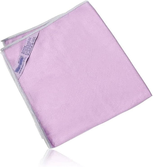Longmann Window Cleaning Cloth, Glass Cleaning Cloth, Streaks Schatches Free. Violet,1 Pack