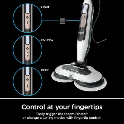 Shark Steam & Scrub with Steam Blaster Technology All-in-One Hard Floor Steam Mop with 3 Steam Modes & LED Headlights S8201
