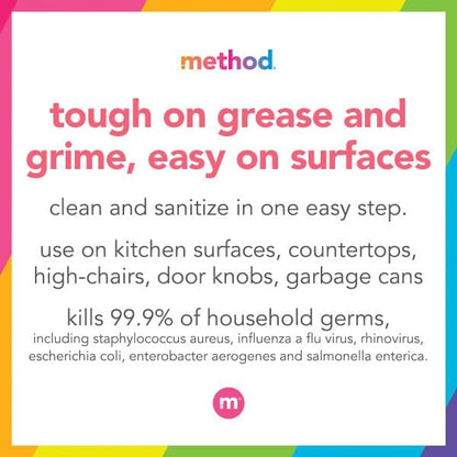 Method Cleaner Trio, Refreshing Scents for Every Space, Bamboo Bliss, Wildflower Whimsy, Citron Sensation, 3 ct. (28 oz Each)