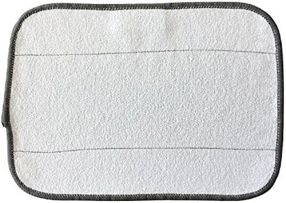 Microfiber Replacement Mopping Cloths Mop Pads Compatible with iRobot Braava 380 380t 320 321 Mint 4200 4205 5200 5200C Robotic Vacuum Cleaners (5 Wet & 5 Dry)