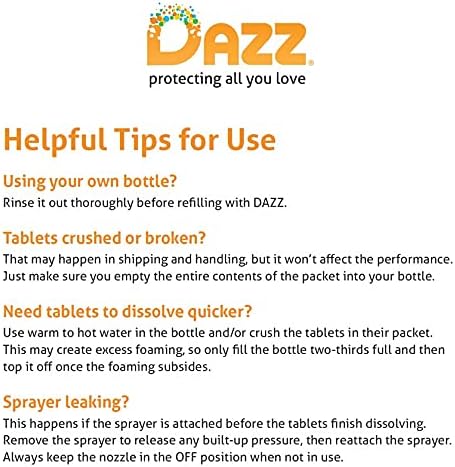 Dazz Whole House Refill Pack (4 Of Each Product - 12 Total) Natural Cleaning Tablets - All Purpose Cleaner, Glass and Window Cleaner, and Bathroom Cleaner - Eco Friendly, Non Toxic