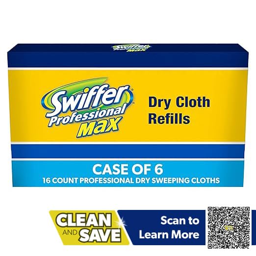 Swiffer max/xl dry refill cloths, 17.88 x 10, white, 16/box, 6 boxes/carton