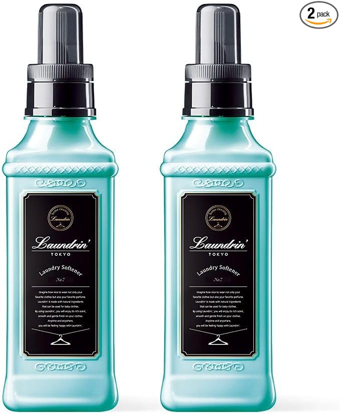 Laundry Softener No.7, 2pk - Fabric Softener Liquid - Eco-Friendly & Plant-Based Softener - Laundry Scent Boosters - Laundry Fabric Softener - Fabric Scent Softener, Health & Household