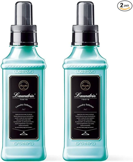 Laundry Softener No.7, 2pk - Fabric Softener Liquid - Eco-Friendly & Plant-Based Softener - Laundry Scent Boosters - Laundry Fabric Softener - Fabric Scent Softener, Health & Household