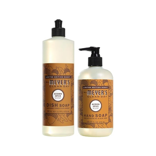 MRS. MEYER'S CLEAN DAY Variety, 1 Mrs. Meyer's Liquid Hand Soap, Apple Cider, 12.5 OZ, 1 Mrs. Meyer's Liquid Dish Soap, Apple Cider, 16 OZ, 1 CT