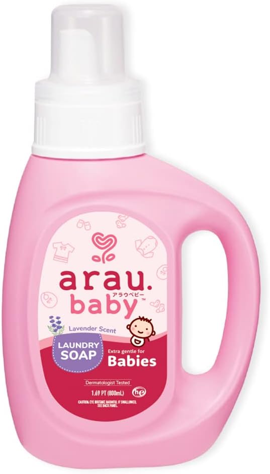 Laundry Soap, Lavender, Plant Based Formula, Safe for Sensitive Skin, Baby Laundry Detergent with No Artificial Fragrance or Additives, Gentle on Infant, Newborn and Baby Clothes, 27 Fl Oz