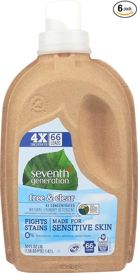SEVENTH GENERATION 4X LIQ LNDRY,FREE & CLEAR, 50 FZ