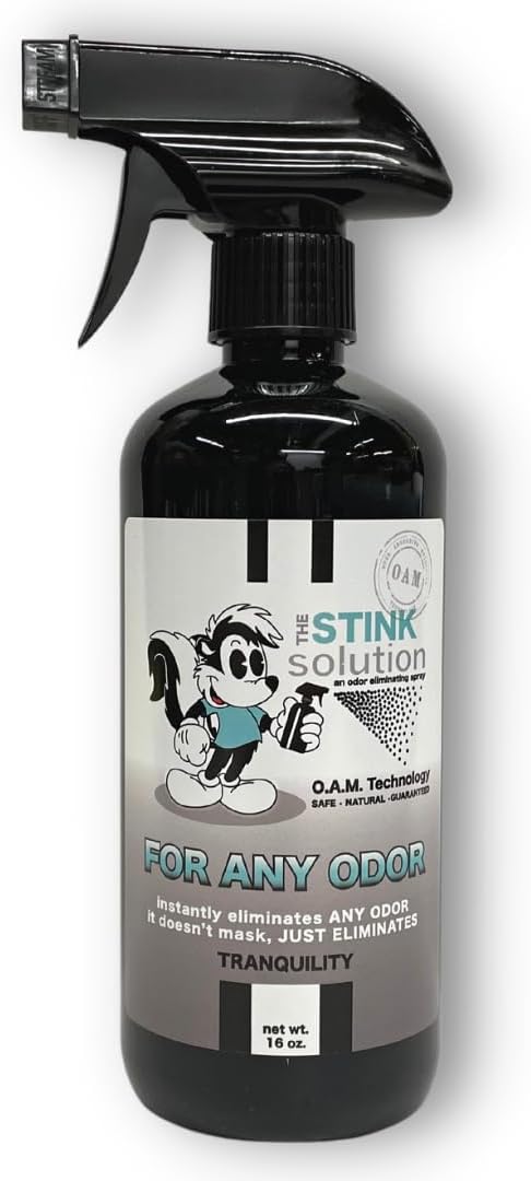 Odor Eliminator for Shoes, Sneakers, Cleats, & All Footwear | Best Shoe Deodorizer for Smelly Feet | Fast, Safe, Natural Formula to Eliminate Foot Odor - 1 Tranquility 16 oz Bottle