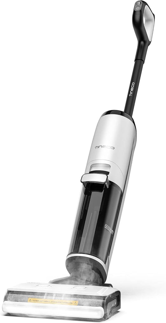 Tineco Floor One S7 Steam Cordless Wet Dry Vacuum Steam Mop All-in-One, Hard Floor Cleaner with 284F HyperSteam, Self-Cleaning, Edge Cleaning, Safe for Kids & Pets