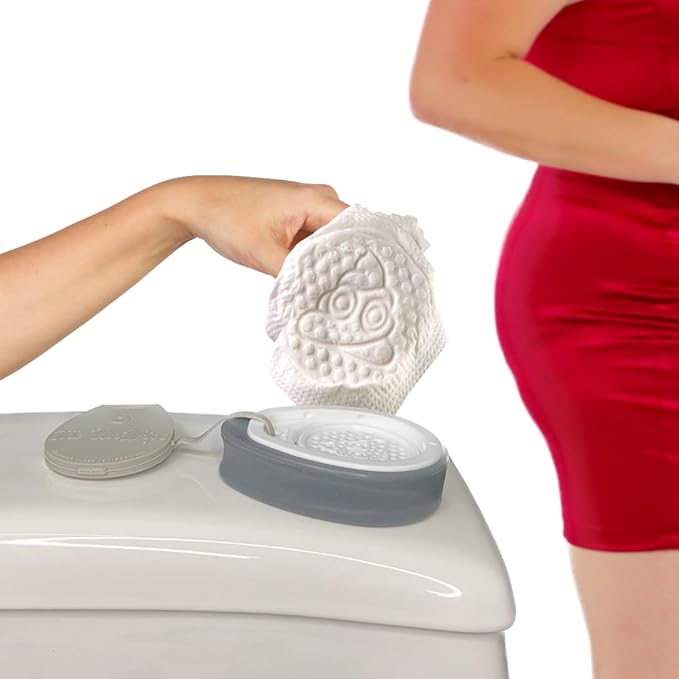 Instead of Flushable Wipes, Add Incredible Texture to Any Toilet Paper Anywhere, Clean Better, Flush Safely