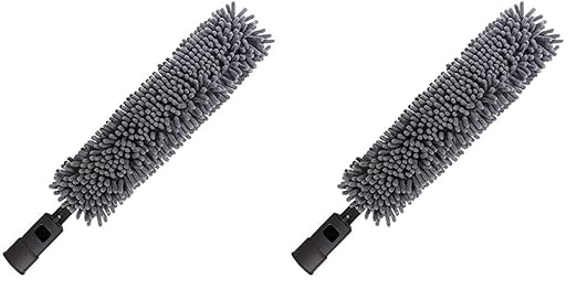 SWOPT Microfiber Flexible Duster Head Includes Additional Refill, Washable Cleaning Pad Interchangeable with All SWOPT Products for Efficient Cleaning and Storage