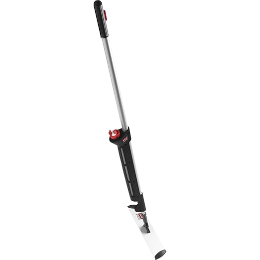 Rubbermaid Commercial Products HYGEN PULSE Microfiber Spray Mop Kit with Handle 18 inch Mop Frame and two 18 inch Pads Silver for Janitorial and Heavy-Duty Industrial Floor Cleaning