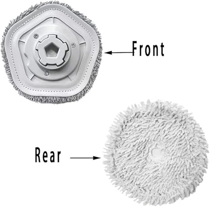 Wet Mopping Pads For Dreametech W10 for Dreame w10 Robot Vacuum Replacement Accessories,Parts Replacement Mop Cloths