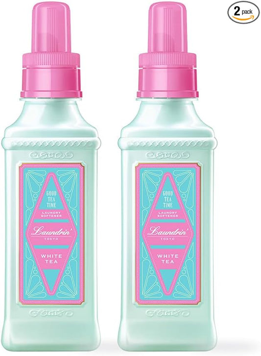 Laundry Softener White Tea, 2pk - Fabric Softener Liquid - Eco-Friendly & Plant-Based Softener - Laundry Scent Boosters - Laundry Fabric Softener - Fabric Scent Softener, Health & Household