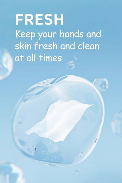 Mini wipes Travel Size Wet wipe 24 Pack Total 192
