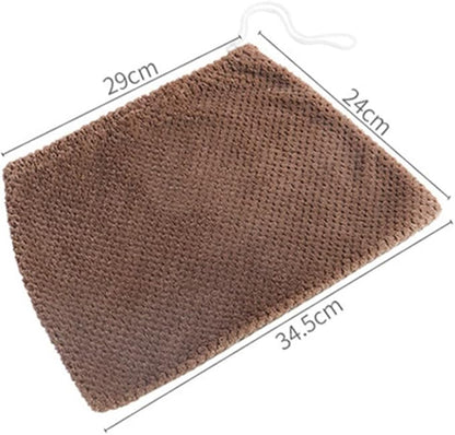 2PCS Reusable Floor Cleaning Cloth Broom Replacement Cloth Cotton Mop Pad Lazy Broom Cover Washable Duster Mopping Refills for Wet & Dry Floor Cleaning(Random Color)