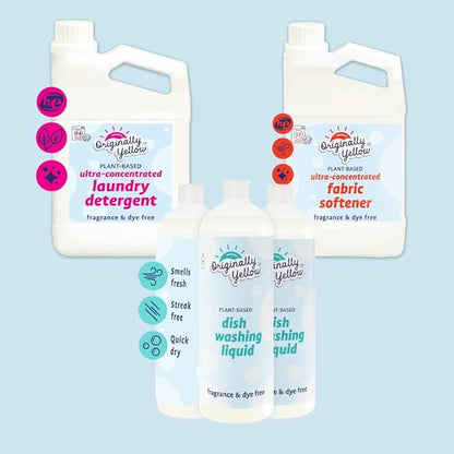 Fragrance-Free Laundry and Dishwashing Bundle