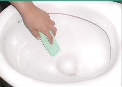 COMPAC HOME Magic-Stone Porcelain Cleaner, Green Product, Made from Recycled Glass, Scouring Stick Toilet Cleaner, Removes Stubborn Lime Stains from Porcelain or Bathroom Fixtures, 2 Count