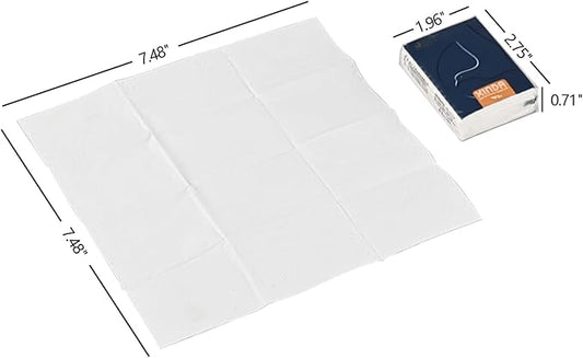 100 Packs Pocket Packs Facial Tissues, 4-Ply Mini Facial Tissues
