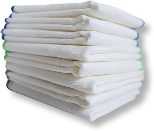 Wood Fiber Cloth, Multipurpose Cleaning Eco-Friendly Sustainable, Constructed so Food and Odor-Causing Particles can be Rinsed Away (8 Pack) - 9.5" x 11"