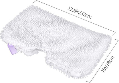 2 Pack Microfiber Steam Pocket Mop Pads Compatible for Shark Rectangle Mop Head S3500 Series ,S3501 ,S3601 ,S3550 ,S3901 ,S3801 ,SE450 ,S3801CO, S3601D ,SE450, Model # P119W,Machine Washable, Reusable