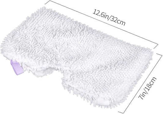 4 Pack Microfiber Steam Pocket Mop Pads Compatible for Shark Rectangle Mop Head S3500 Series,S3501,S3601,S3550,S3901,S3801,SE450,S3801CO, S3601D,SE450, Model # P119W,Machine Washable