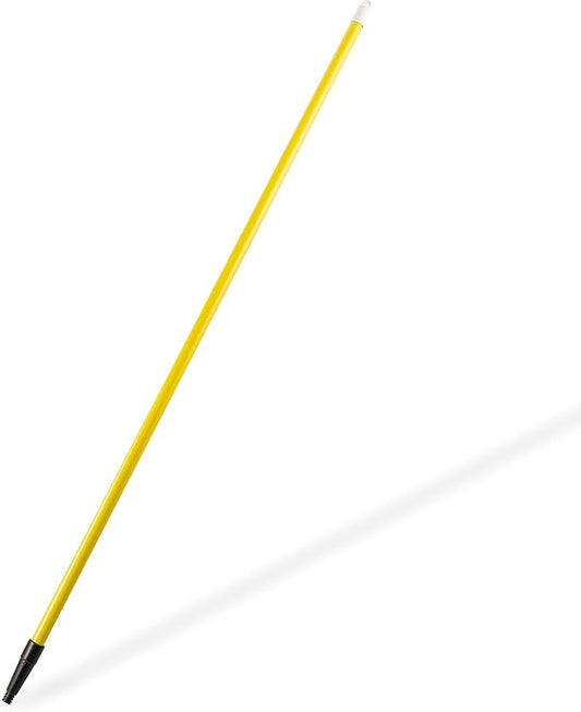 SPARTA 4022004 Spectrum Fiberglass Broom Handle, Mop Handle, Replacement Handle With Acme Threaded Tip For Commercial Cleaning, 60 Inches, Yellow