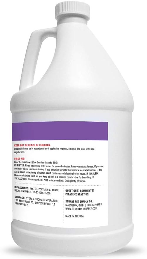 Professional Strength Deep Clean (Gal.) 3X Carpet Cleaner Solution & Deodorizer, Concentrated Encapsulating Carpet Shampoo, Pet Odor & Dirty Carpet Cleaning Solution 128 fl oz.